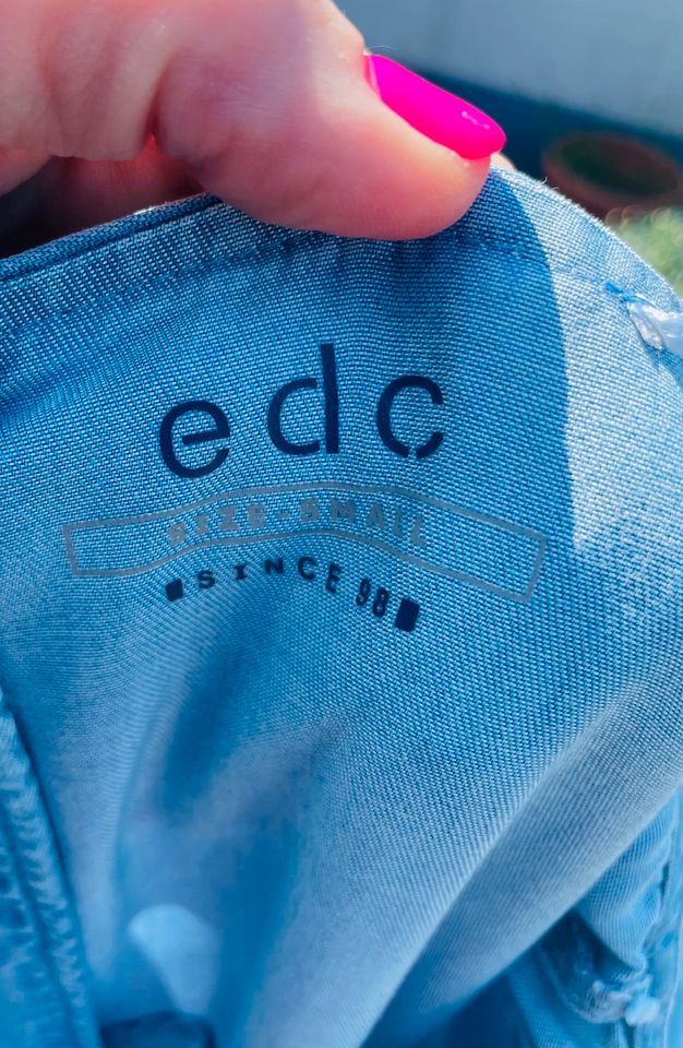 EDC Jeanskleid blau luftig Gr 38/40 in Seevetal