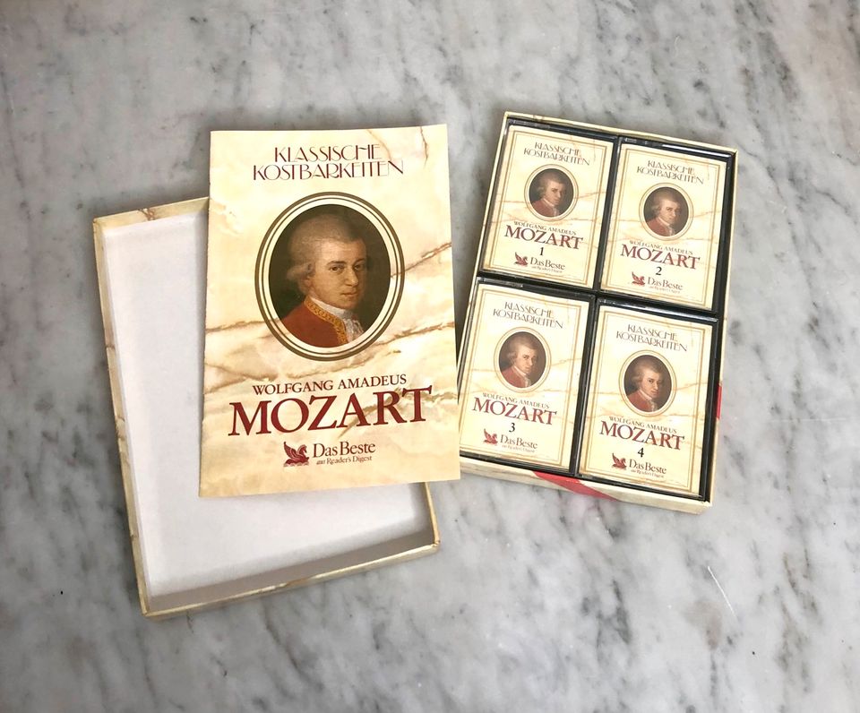 Klassische Kostbarkeiten Wolfgang Amadeus Mozart Musik Kasseten in Darmstadt
