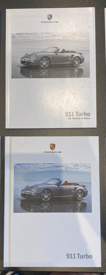 Porsche 911 997 Turbo Set Katalog Preisliste Broschüre Prospekt in Essen