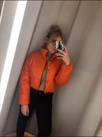 Lumina Leder Pufferjacke Steppjacke orange Größe M Dresden - Cotta Vorschau