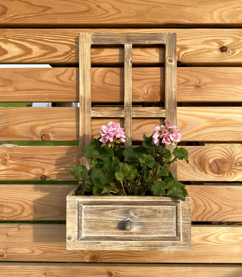 Fensterrahmen Blumenkasten Fenster Pflanzenhalter Gartendeko in Lohberg