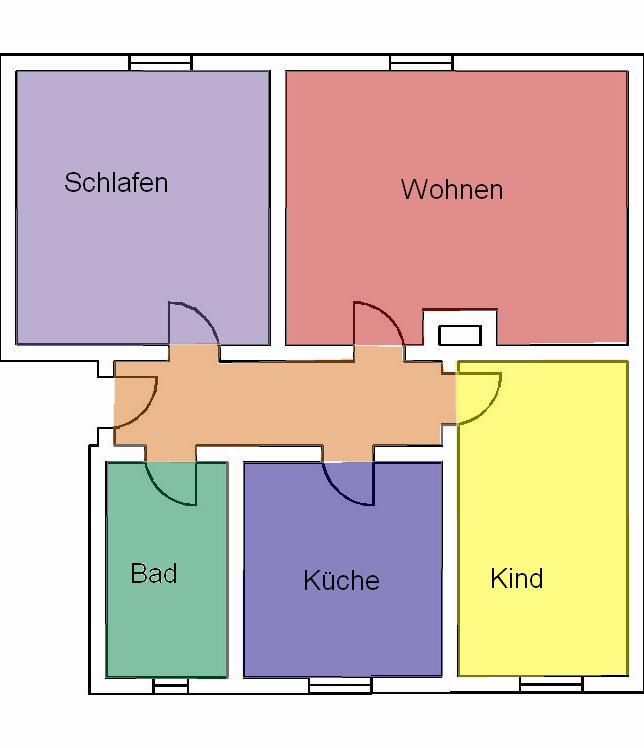 Frisch renovierte 3-Zimmer Wohnung in sanierter, ruhiger Wohnanlage in Dessau-Roßlau