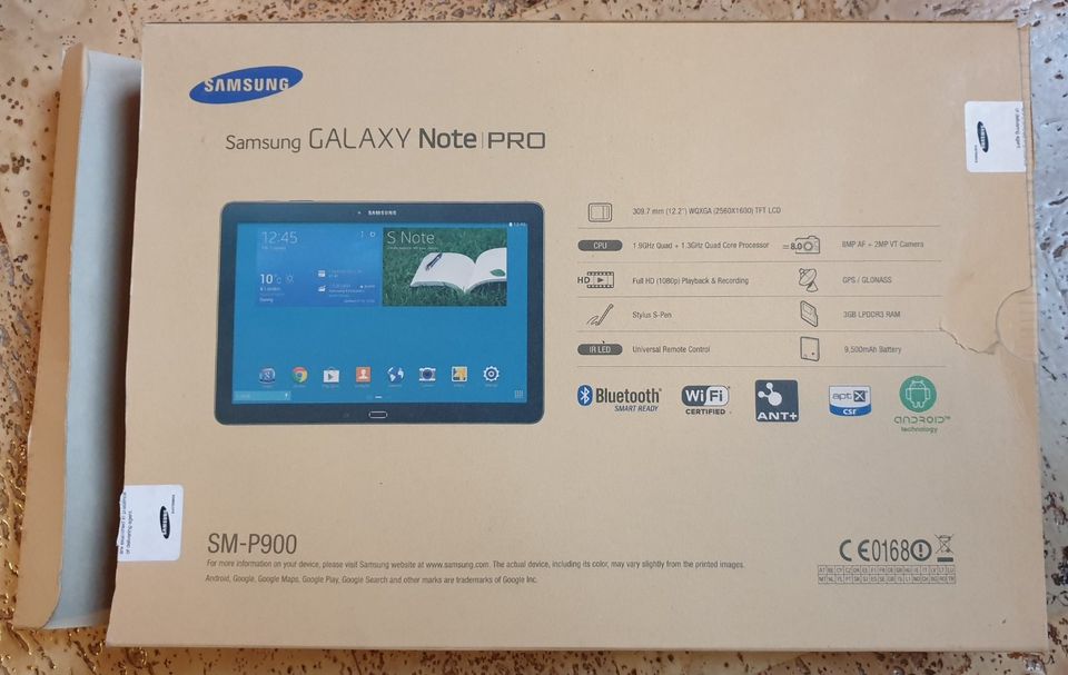 Samsung Galaxy Note Pro 12.2“ SM-P900 schwarz Wi-Fi 32 GB in Wurzen