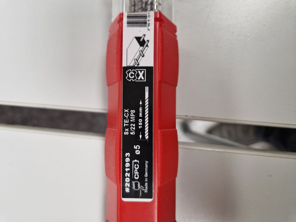 2 Stk. neuer hochwertiger TE-CX 5/22 Bohrer von Hilti SDS plus in Wellen