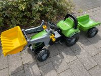 *neuwertig* Rolly Toys rollyKid Deutz Tret Traktor mit Anhänger Frankfurt am Main - Kalbach Vorschau