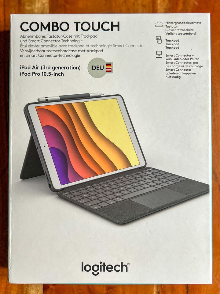 Logitech Combo Touch Tastatur-Case iPad Air 3 Gen/iPad Pro in Schiffweiler