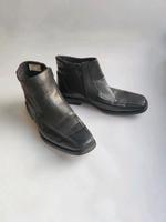 neuwertige Herren Stiefeletten – Schwarz,  Größe 45 Hessen - Meinhard Vorschau