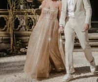 Ballkleid gold glitzer Nordfriesland - Husum Vorschau