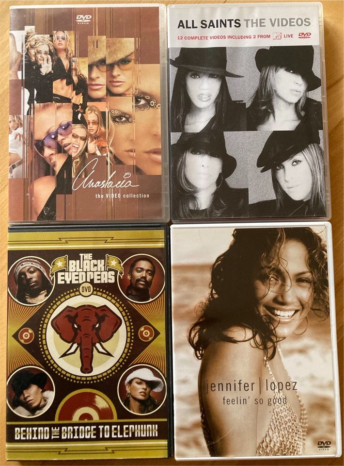 DVD Video Collection All Saints Anastacia Black Eyed Peas J.Lo in Leipzig