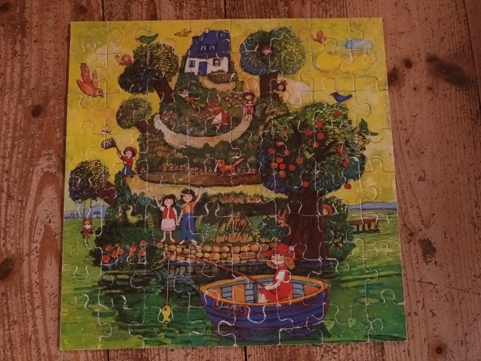 Kinder Puzzle "Seelandschaft" 64 Teile (Ohne Karton) ca.30 Jahre in Kaisheim