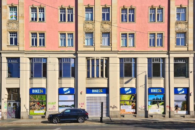 Ladengeschäft in Toplage der Neustadt an stark frequentierter Hauptverkehrstraße. in Dresden