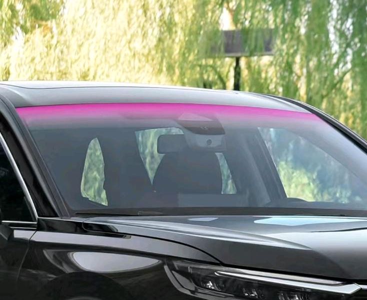 Farbverlauf Folie Sonnenblende Auto Frontscheibe 20x150 cm in Harmsdorf