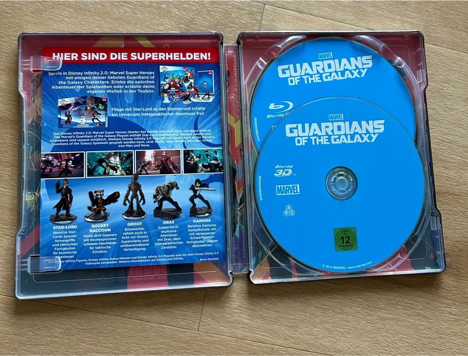 Steelbook 3D Blu-ray Guardians of the Galaxy Marvel in Kastellaun