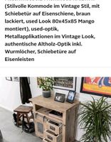 Komode Narturholz 80x45x 85 cm Mango Nordrhein-Westfalen - Gevelsberg Vorschau