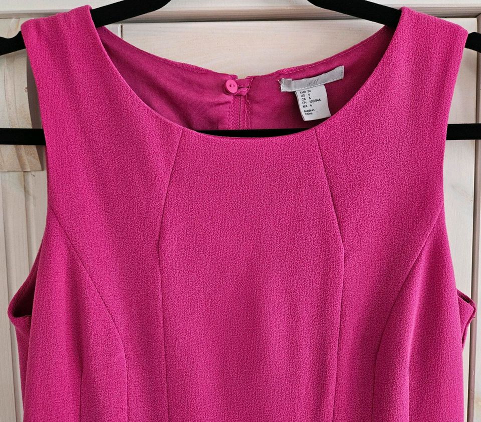 H&M Cocktailkleid Abendkleid Gr.36 pink top Zustand in Haiger