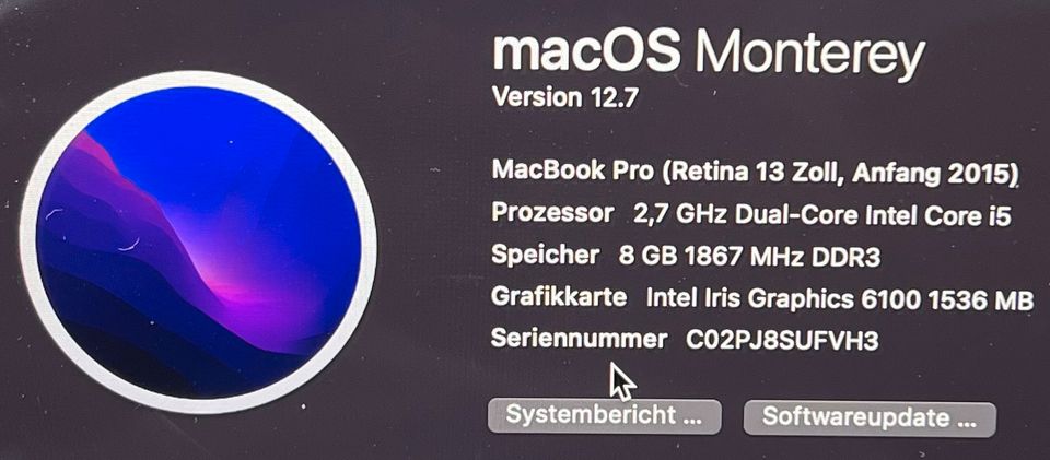 MacBook Pro 2015 in Seevetal