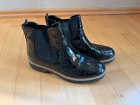 Stiefeletten Lacklederimitat schwarz Hessen - Bad Soden am Taunus Vorschau
