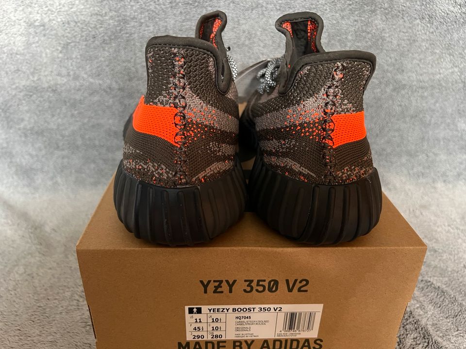 adidas Yeezy 350 V2 Carbon Beluga | EU 45 1/3 | Neu & ungetragen in Harsewinkel