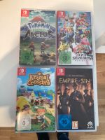 4 Nintendo Switch Spiele, Pokémon, Animal Crossing, Super Smash Hannover - Vahrenwald-List Vorschau
