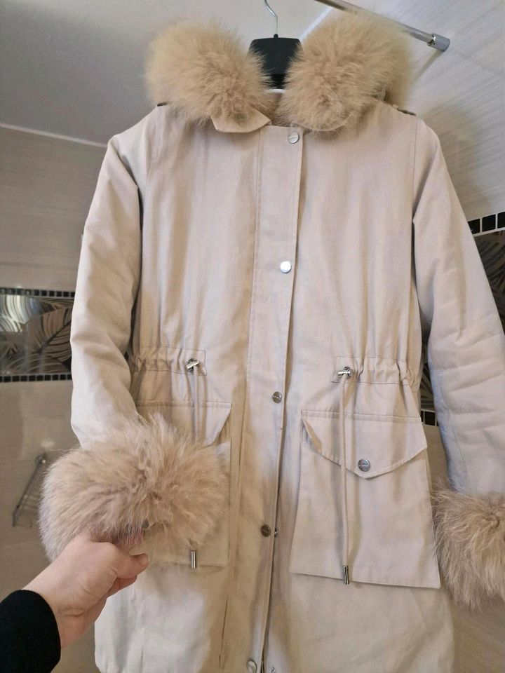 **Max & Moi Parka Echtfell Fuchs Gr. 36 Luxus** in Stuttgart