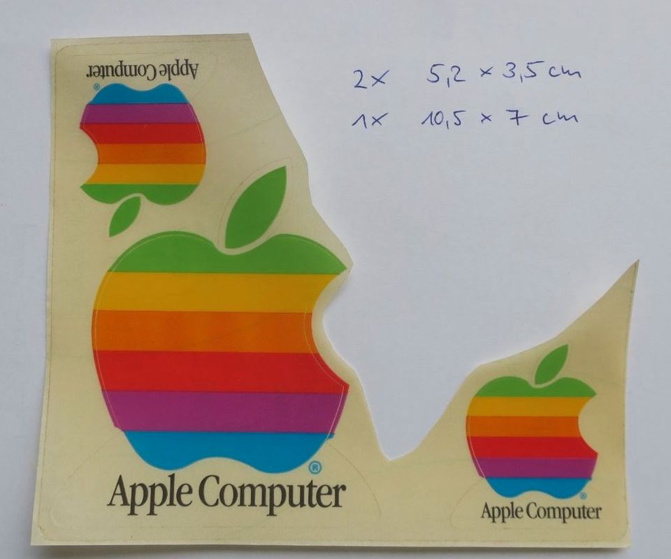 8 Apple Macintosh Vintage Aufkleber in Hannover