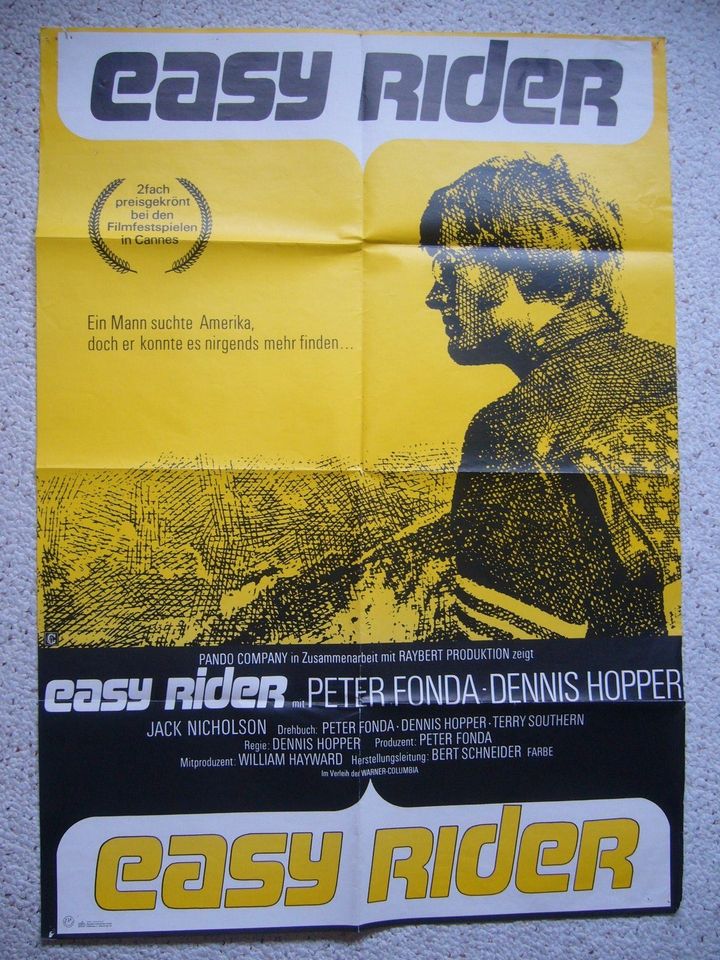 Easy Rider Filmplakate in Bubenreuth