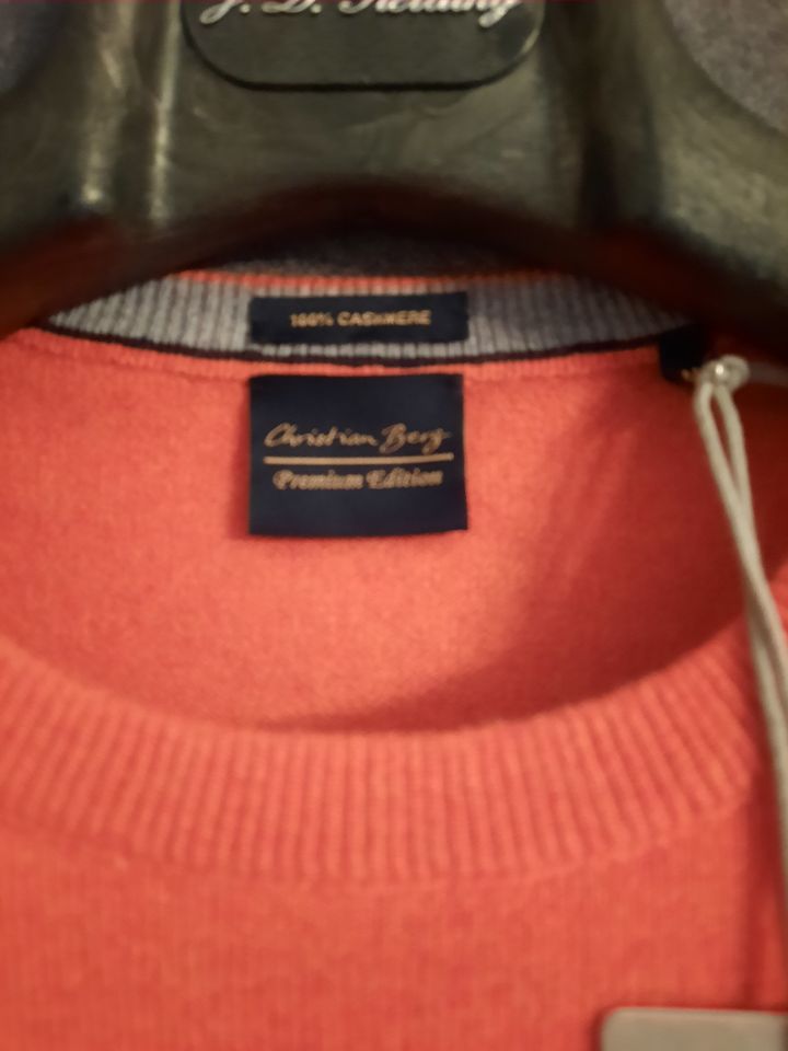 Cashmere Pullover, Premium Christian Berg,Gr.M,schönes orange NEU in Köln