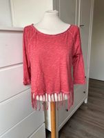 H&M Sweatshirt Gr. S 36 Rot Meliert Fransen Pullover Crop Niedersachsen - Apen Vorschau