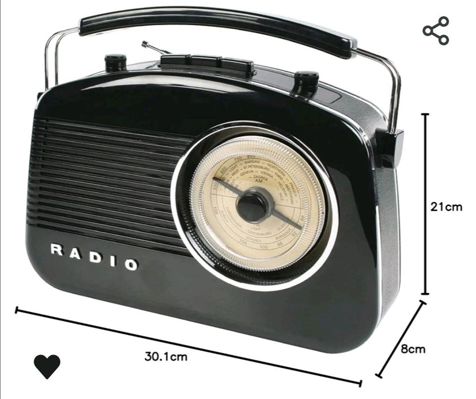 Radio, Nostalgie- bzw. Retro-Ausführung in Hachenburg