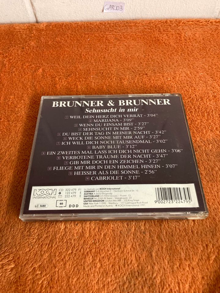 CD Brunner und Brunner Sehnsucht in mir in Meerbusch