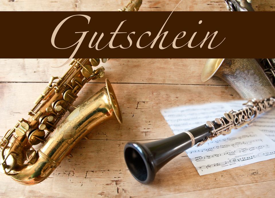 GUTSCHEIN Schnupperstunde Klarinette / Saxophon in Liederbach