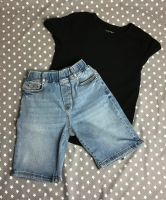 Zara Jeansshorts und Shirt Gr. 134 Nordrhein-Westfalen - Meerbusch Vorschau