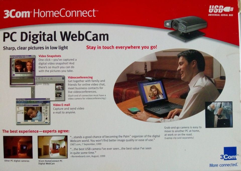 3Com HomeConnect PC Digital Webcam - TOP - OVP in Nürnberg (Mittelfr)