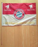 FCB/ FC Bayern Flagge/Fahne Pokalfinale 2003 m. Autogramm Neuw.! Bayern - Marktoberdorf Vorschau