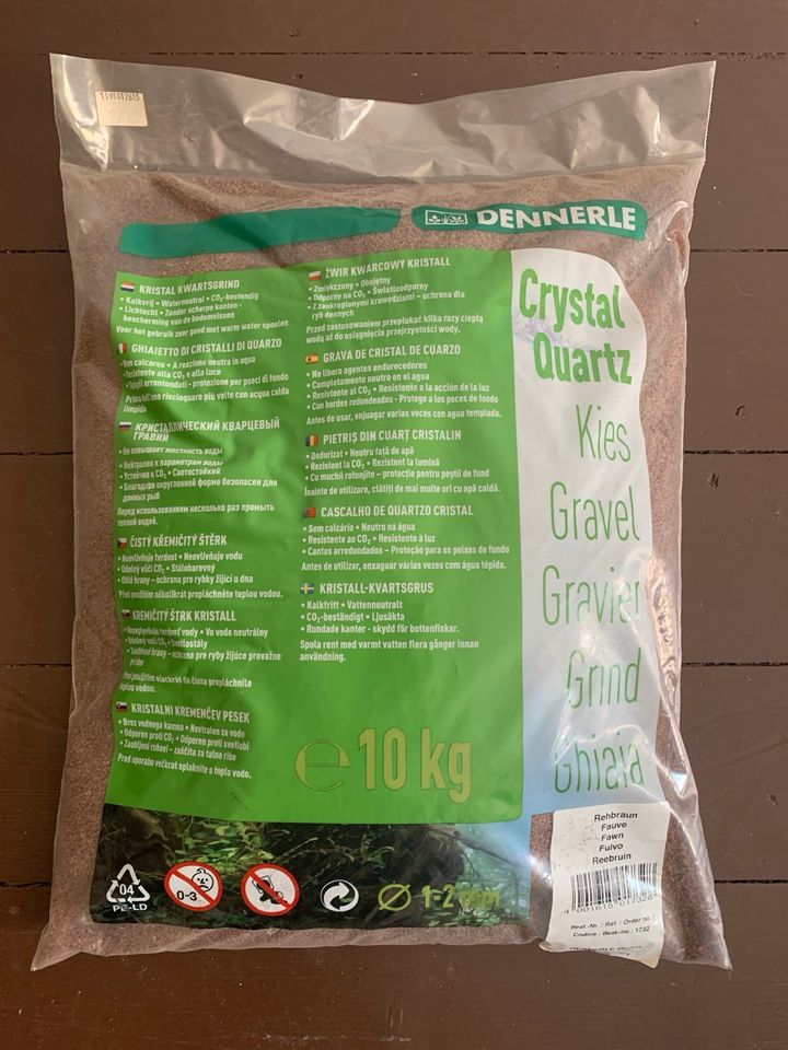 ❌❌ Dennerle Crystal Kies 4x10Kg  a 15€ Aquarium Fische Garnelen❌❌ in Wiesbaden