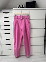 Zara Stoffhose Bundfalte hoher Bund gerades Bein S pink Nordrhein-Westfalen - Altena Vorschau