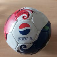 PEPSI COLA - Fussball Fußball Lederball Matchball Spielball Gr.5 Niedersachsen - Niemetal Vorschau