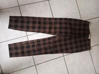 Damen Stretch Hose Jeggings braun schwarz Kariert Gr38 von TCM Hessen - Angelburg Vorschau