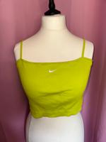Geripptes Crop Top Oberteil Grün Nike Größe M Saarland - Wadgassen Vorschau