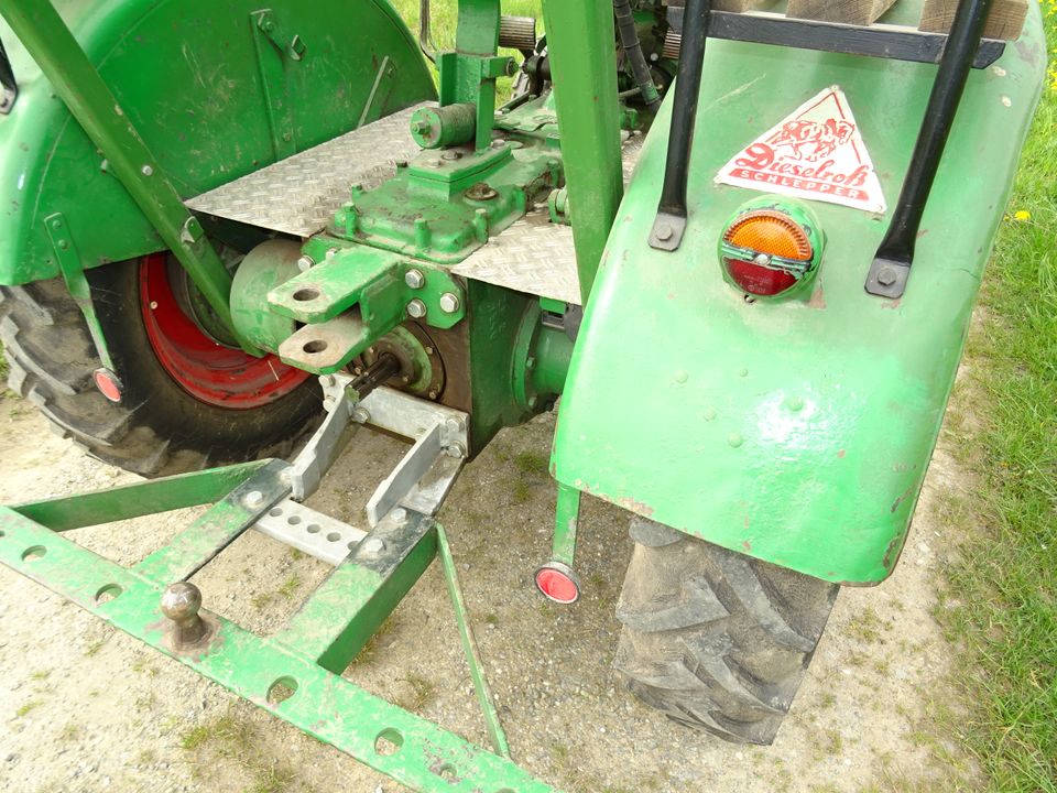 Fendt Dieselross F25 P Oldtimer Traktor Bj.1950 ZF A15 MWM KD415Z in Meckenbeuren