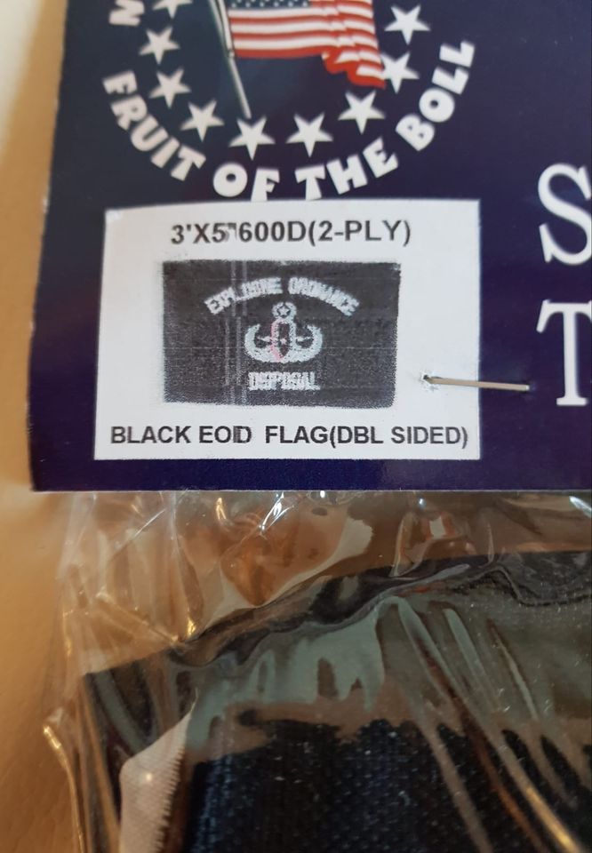 Black EOD FLAGGE in Dortmund