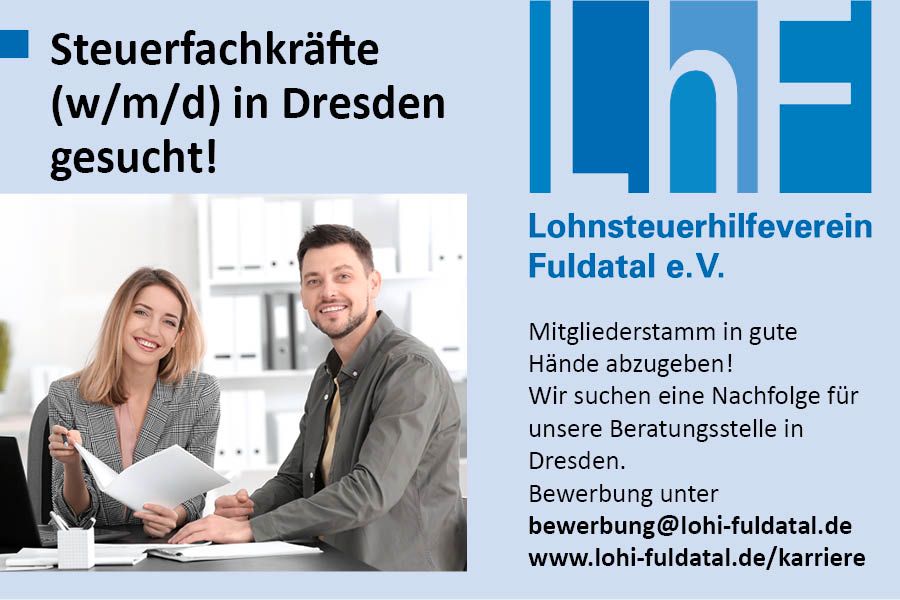 Steuerfachkräfte in Dresden (m/w/d) gesucht! in Kassel