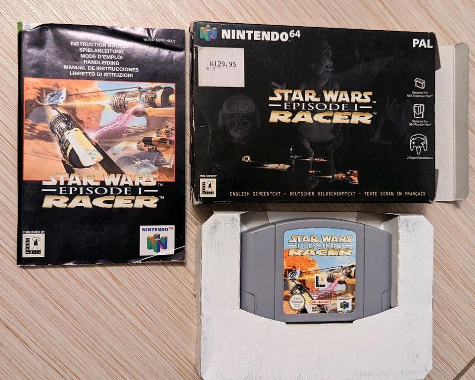 Nintendo N64 Spiel Star Wars Racer Episode 1 in Ilmnitz