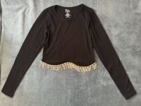 Fashion Nova Langarm Shirt Crop Top Rhinestone Neu Gr. SM Schwarz Stuttgart - Untertürkheim Vorschau