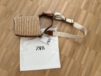 sommerliche kleine Handtasche Naturmaterial neu mit Etikett ZARA Berlin - Steglitz Vorschau