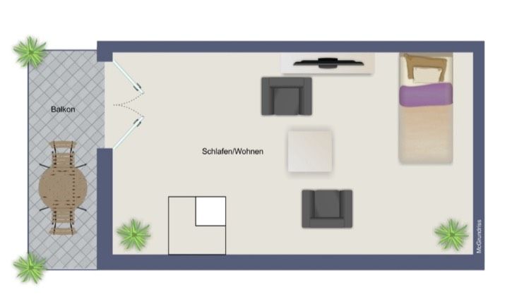 2-Zimmer Maisonetten-Wohnung mit Küche in Pforzheim