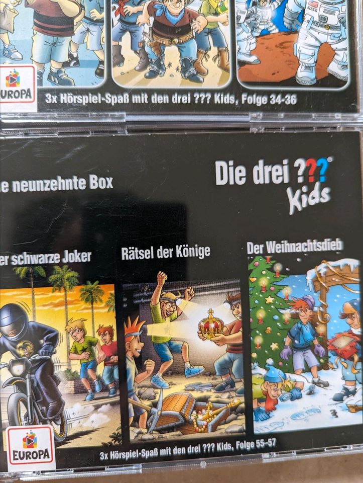 Die drei ??? Kids Hörspiel CD Box Nr.  3,4,6,7,10,12,13,15,19 in Birkenau