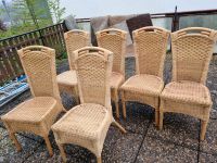 6 Bambú stuhl...An einem der Stühle muss ein Stück Bambus reparie Saarland - Neunkirchen Vorschau