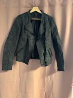 Lederjacke Only Grau S Sachsen - Claußnitz Vorschau