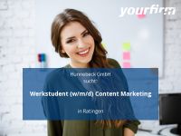 Werkstudent (w/m/d) Content Marketing | Ratingen Nordrhein-Westfalen - Ratingen Vorschau